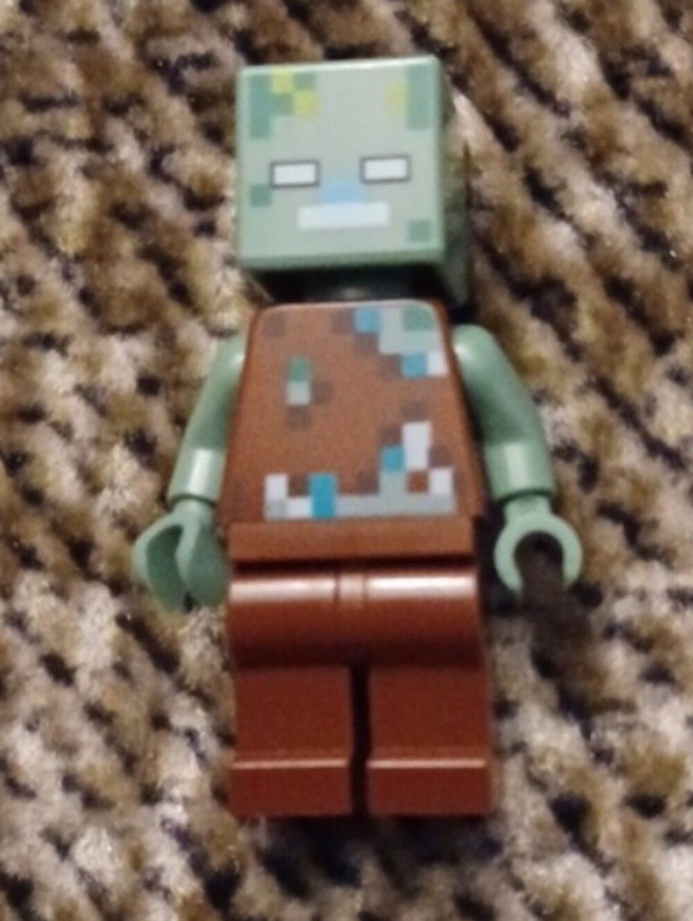 4/$80 Lego Minecraft Drowned Zombie Minifigure (Min088)